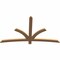 Ekena Millwork Davenport Timber Gable Bracket, Western Red Cedar, 72"W x 42"H x 1 1/2"D x 3 1/2"F, 14/12 Pitch GBW072X42X0204DAV00SWR - alternate 5